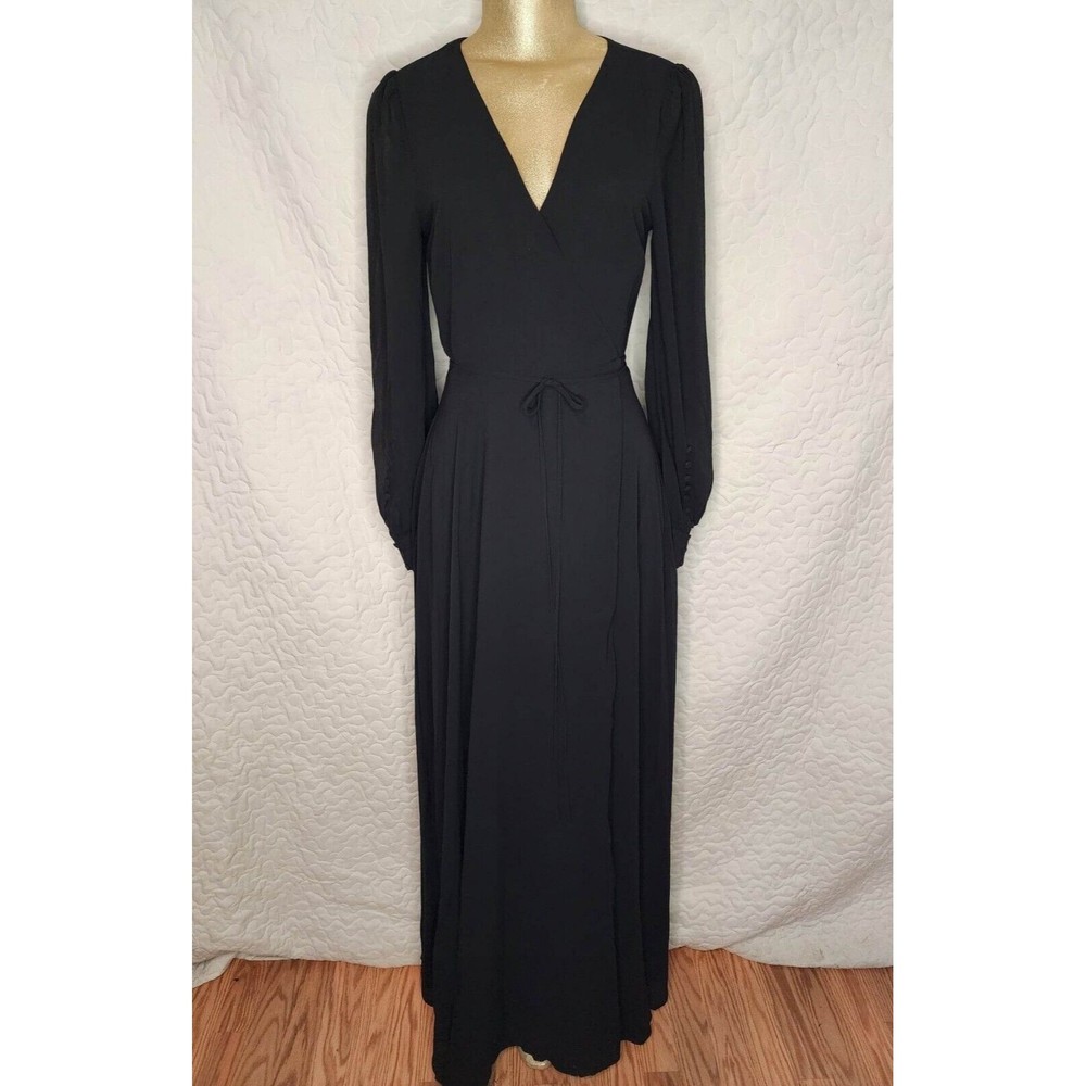 Lulus My Whole Heart Long Sleeve Wrap Dress. Size XS - Picture 4 of 9